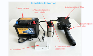 Ahorrador de Combustible Universal para Automóviles y Camiones, Catalizador de Combustible Fotocatalítico de Dióxido de Titanio Nano, Ahorra Combustible, Reduce Emisiones - Product Image 3