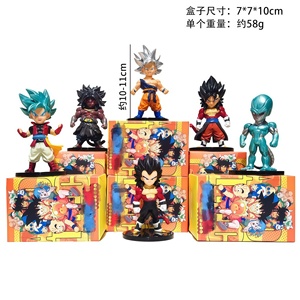 Figurine d'action PVC <span class=keywords><strong>DBZ</strong></span> en boîte mystère, échelle 1/12, mini figurine de dessin animé Piccolo Gohan Goku Saiyan, cadeau d'anniversaire japonais, souvenir de fête, décoration maison - Product Image 2
