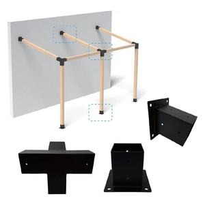 Connecteur de poteau en T réglable, support de toit, poutre de <span class=keywords><strong>charpente</strong></span> en acier, support de <span class=keywords><strong>charpente</strong></span> pour structure en <span class=keywords><strong>bois</strong></span>, capuchon de support durable - Product Image 2