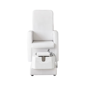 Chaise blanche moderne de manucure de spa pour les pieds en cuir de salon de beauté <span class=keywords><strong>fauteuil</strong></span> de pédicure de salon de spa pour les ongles au <span class=keywords><strong>design</strong></span> simple à vendre - Product Image 2