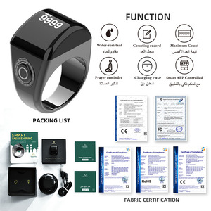 Zikr Ring OLED Digital Tasbih Ring Wireless Charging Muslim Prayer Counter for Ramadan - Product Image 5
