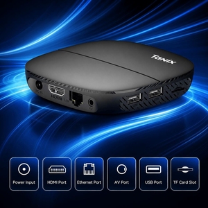 กล่องทีวี Hisilicon Hi3798MV150 ระบบ Android 15 แรม 2GB ความจุ 16GB รองรับการถอดรหัส 4K HDR WiFi 6 USB 2.0 พอร์ต LAN และ <span class=keywords><strong>AV</strong></span> เครื่องเล่น Set Top Player - Product Image 2