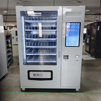 Distributeur automatique de boissons et de collations LE avec refroidissement par compresseur, écran tactile de 21,5 pouces, grande capacité pour chips, bonbons et biscuits
