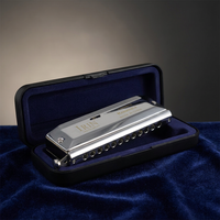 IRIN 1248 12 Hole 48 Tone Chromatic Harmonica Chrome Plated Copper Beginners