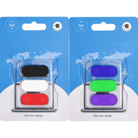 Protection de confidentialité pour webcam en plastique, six couleurs, pour tablette et téléphone