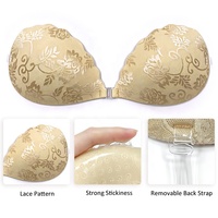 Soutien-gorge adhésif invisible sans bretelles, sans armatures, respirant, réutilisable, à forte adhérence, pour femme, en dentelle, pour usage quotidien, OEM
