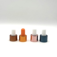 Bouchon compte-gouttes en plastique brillant anti-UV 20/415 pour flacon en verre, bouchon anti-déversement pour cosmétiques, vente en gros pour usage personnel