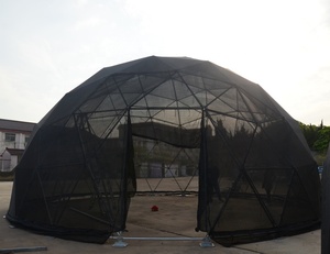 Mới được thiết kế bóng mờ nhà kính mái vòm Lều bóng lều cho phát triển thực phẩm và cây màu đen - Product Image 3