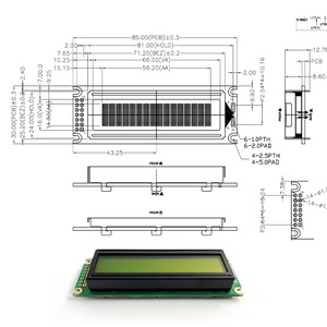 Công nghiệp tiêu cực màu vàng màu xanh lá cây chế độ 1602 <span class=keywords><strong>LCD</strong></span> <span class=keywords><strong>16x2</strong></span> khả năng hiển thị cao nhân vật màn hình phổ 1602 <span class=keywords><strong>LCD</strong></span> module - Product Image 1