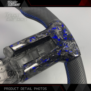 Volante de Fibra de Carbono Forjado Personalizado para Ford <span class=keywords><strong>Mustang</strong></span> S197 2005-2014 GT Coupe GT500 Shelby <span class=keywords><strong>Boss</strong></span> <span class=keywords><strong>302</strong></span> - Product Image 4