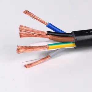 Nieuwe Pe Pvc Vlamvertragende Draad Power Bouw Bekabeling Multi Geïsoleerde Koperen Elektrische Draad Elektrische Kabel