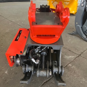 WIGON Pince de préhension et de coupe robuste pour arbres, à grande capacité, avec rotation hydraulique, pour excavatrices de 6 à 8 tonnes - Product Image 3