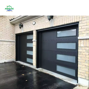 Portes <span class=keywords><strong>de</strong></span> <span class=keywords><strong>garage</strong></span> électriques automatiques motorisées universelles à prix bas, couleur noire - Product Image 2