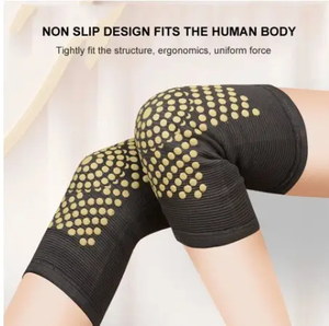 Attelle chauffante pour le <span class=keywords><strong>genou</strong></span> pour soulager la douleur au <span class=keywords><strong>genou</strong></span>, genouillères <span class=keywords><strong>auto</strong></span>-chauffantes à l'armoise, manchons <span class=keywords><strong>de</strong></span> soutien - Product Image 6