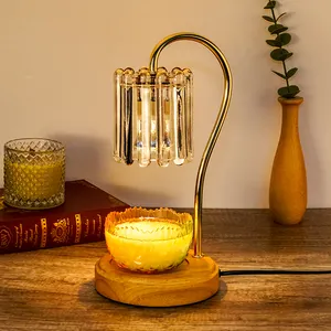 La nouvelle lampe à bougie romantique lampe à bougie chambre lampe de table cadeau de chevet peut être régulièrement grisé bois sans encens de feu.