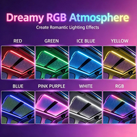 Bande LED d'ambiance universelle pour toit ouvrant de voiture, lumière d'ambiance RGB USB pour toit ouvrant, lampe d'ambiance LED