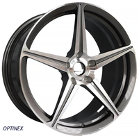 Jantes forgées sur mesure gris bronze usiné 18 19 20 21 22 23 24 pouces 5X112 5X130 5X120 pour Mustang Corvette Porsche