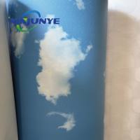 Dalles de plafond en PVC colorées à lamination facile, imperméables, isolantes thermiquement, décoratives modernes, prix direct usine