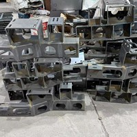 Panneaux de grillage soudé galvanisé 2x2, directement de l'usine, pour clôtures de bétail, tapis en acier pour enclos à moutons et bovins