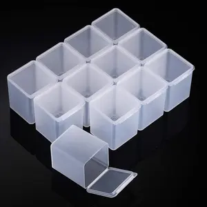 定制高品质空磨砂印花塑料储物盒，用于小日用品