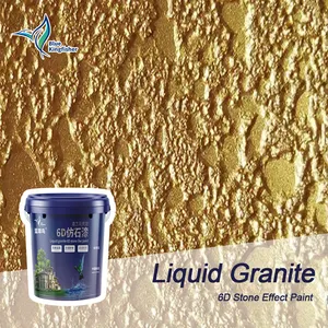 Interior Faux Stone Color Granite Stone Spray Waterproof Latex Ceramic Coating Solvent Pai Line Exterior Wall Paint Faux Stone