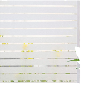 חדש משודרג pvc מפוספס סרט חלון מפוספס חום-בידוד סרט אלקטרוסטטי שקוף - Product Image 1