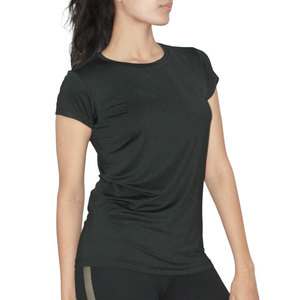 Camisetas <span class=keywords><strong>de</strong></span> Mujer Más Vendidas <span class=keywords><strong>de</strong></span> Verano, Ecológicas, Ajustadas, Cortas, Sólidas, Casuales, Transpirables, 100% Algodón, a Bajo Precio - Product Image 5