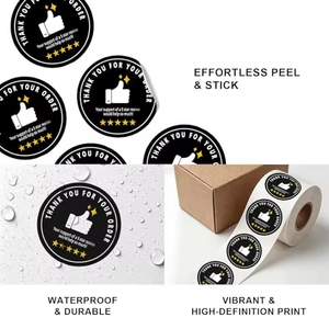 Etiqueta Adhesiva Personalizada Impermeable en Rollo, Vinilo para Manualidades, Impresión Digital para Marca y Exhibición - Product Image 3