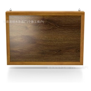 Wooden Wall-<b>Mounted</b> Display Rack 50x35cm Single Layer Solid Wood Minimalist Design For Living Room Bedroom Study - Product Image 5