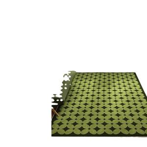 Alfombra de área verde vintage chic de diseño artístico, rectangular, impermeable, para sala de estar, dormitorio, estudio, entrada, balcón - Product Image 4