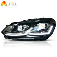 Feux avant JSL Car Styling pour Golf 6, projecteur LED, lentille de projecteur, 2010-2012 MK6, feux avant, DRL, signalisation, accessoire automobile