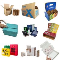 Maßgefertigte Doppelseitig Bedruckte Versandkartons mit Goldfolienprägung für E-Commerce-Versand