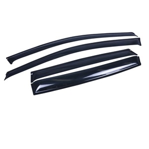 Déflecteur de vent et de pluie universel pour vitres latérales de voiture style sport en PMMA, installation facile, moulage sous blister intégré pour berlines et SUV - Product Image 2