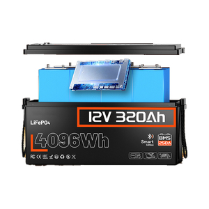 Paket Baterai Lithium 12V 320Ah Dengan BMS 200A Dapat Diisi Ulang untuk Kereta Golf, Berkemah, Perahu Pancing - Product Image 2