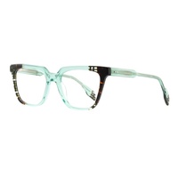Gafas de Lectura con Montura Cuadrada Completa, Ligeras, de Acetato Laminado, Diseño de Moda de Lujo Unisex con Logotipo Personalizado, Gran Venta