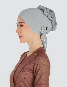 Cappellino Interno 9 Anak Tudung Snowcap con Ruffle, Abito Kurunga Senza Dolori alle Orecchie, Vestibilità Slim, Taglie S-XL, Vendita all'Ingrosso - Product Image 2