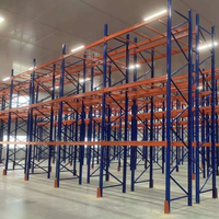 Estantería de Acero para Palets, Almacenamiento Industrial, Acero Q235B para Centros Logísticos con Acabado con Recubrimiento en Polvo
