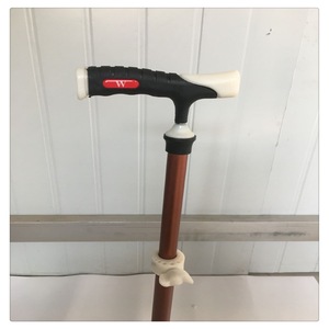Bastón de Aluminio Hengfukang con Cuatro Patas de Bronce, Soporte para Movilidad de Personas Mayores - Product Image 2