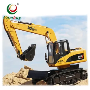 12 Channel Musik Ringan 1:10 Model Truk RC Excavator