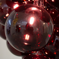 Lustre en verre en forme de grappe artistique, luminaire suspendu moderne personnalisé pour la décoration intérieure de villa, hôtel, bar
