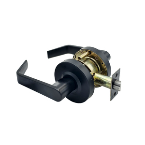 Serrure cylindrique de porte commerciale de grade 2 avec clé, en acier inoxydable 304, pour porte ASA 4-7/8" avec gâche, finition chrome satiné - Product Image 6