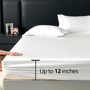 <span class=keywords><strong>Drap</strong></span>-housse rafraîchissant en tissu glacé pour l'été, housse de <span class=keywords><strong>matelas</strong></span> respirante, antidérapante et douce pour la peau, avec taies d'oreiller - Product Image 6