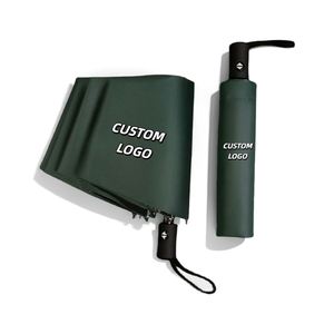 Factory Supplier Wholesale Automatic Opening and Closing <b>Windproof</b> Folding Rain <b>Umbrella</b> Customization With Logo - Product Image 1