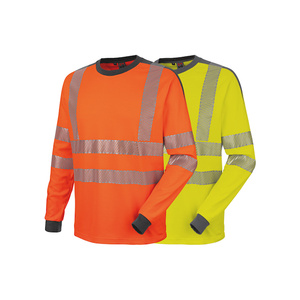 Camisa de Trabajo de Alta Visibilidad para Hombre, Impermeable, Transpirable, Resistente al Viento, Reflectante, de Manga Larga, de Poliéster/Algodón, Protección contra Lluvia Ligera - Product Image 3