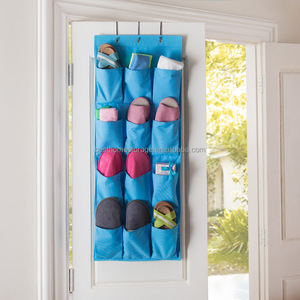 12 pockets over <span class=keywords><strong>the</strong></span> door shoes hanging organizer - Product Image 1
