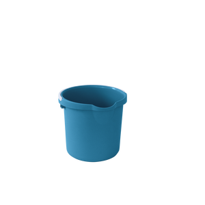 Cubo Redondo Portátil de PP de 10 L Verde con Asa para Limpieza y Almacenamiento - Product Image 3