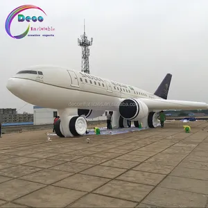 20m ארוך ענק מתנפח מטוסים חיצוני להראות מתנפח מטוס דגם, מתנפח פרסום מטוסים