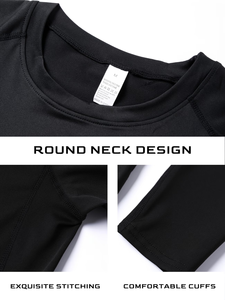 T-shirt de compression à manches longues pour homme imprimé gothique, confortable et respirant, adapté au <span class=keywords><strong>sport</strong></span>, à la course à pied, à la remise en forme et à l'entraînement - Product Image 4