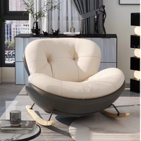 Chaise à bascule en métal à prix d'usine, fauteuil inclinable pas cher pour la chambre à coucher, chaise relaxante pour la lecture, salon, meubles de maison personnalisés