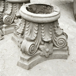Jardinière de style rustique de ferme, écologique, en fibre de terre cuite personnalisée pour la décoration de la cour et du patio, pot de fleurs - Product Image 1